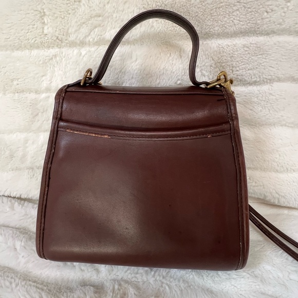 Vintage Coach Regina authentic mahogany 1995 made in US with hangtag - Picture 3 of 16